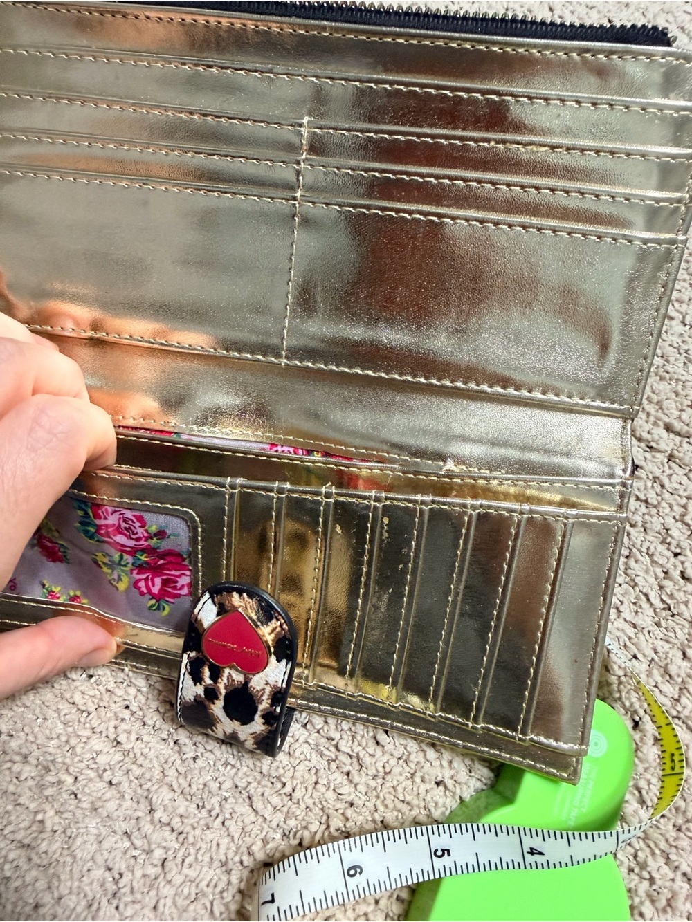 Betsey Johnson Leopard Print Wallet Clutch - Picture 9 of 10